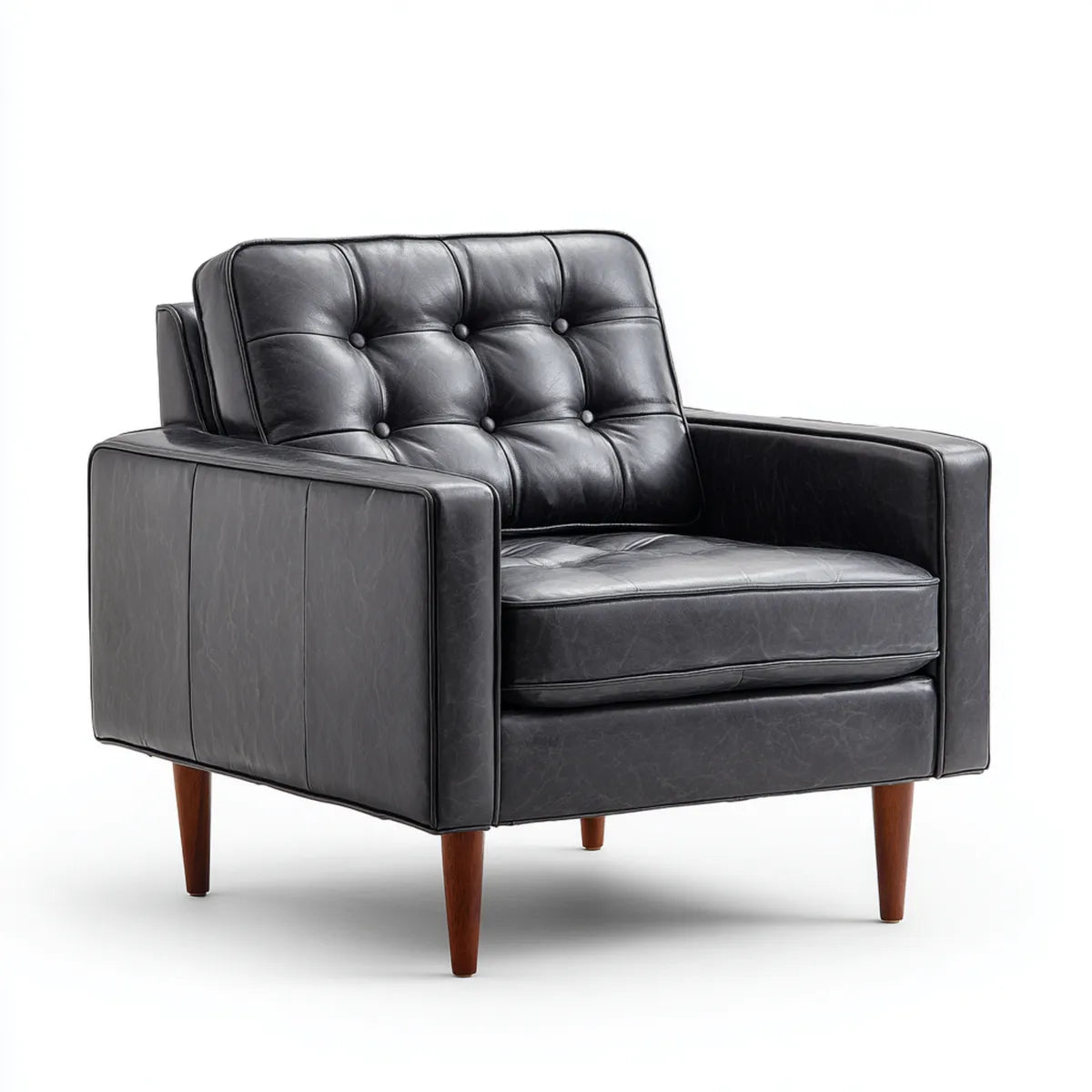 Polstersessel Schwarz 85 x 83 x 88 cm PU-Kunstleder Rechteckig